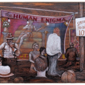 "Human Enigma" 2019 - 17.5" x 14"